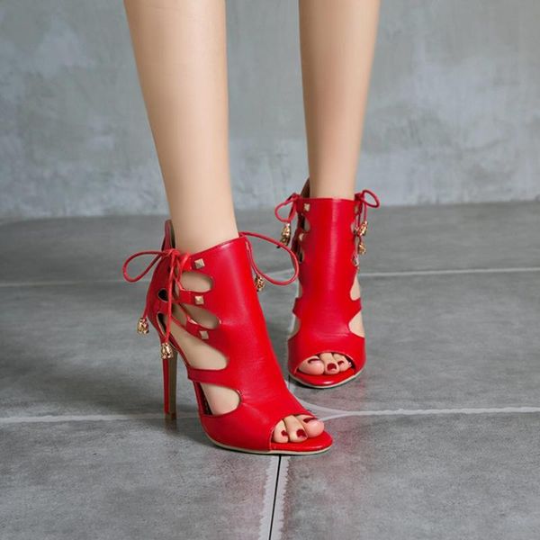sandals leather gladiator fashion high heels ankle women cross strap wedding fetish red shoes large size 49 50 33-14, Black
sandals leather gladiator fashion high heels ankle women cross strap wedding fetish red shoes large size 49 50 33-14, Black