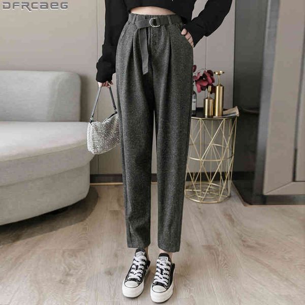 skirts autumn winter harem pants women casual streetwear elastic high waist woman trousers harajuku with belt loose wool 9um1, Black
skirts autumn winter harem pants women casual streetwear elastic high waist woman trousers harajuku with belt loose wool 9um1, Black