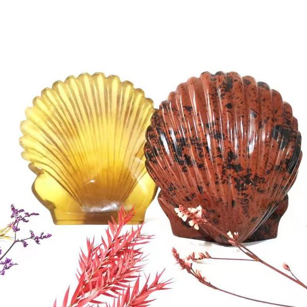 decorative objects & figurines natural hand crafts reiki series shell crystal carving for home decoration lj
decorative objects & figurines natural hand crafts reiki series shell crystal carving for home decoration lj