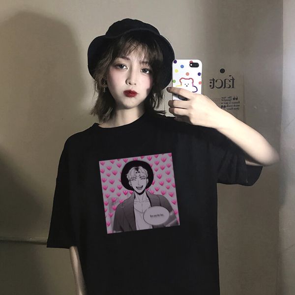 harajuku fashion ins casual vintage ulzzang korean anime bj alex letter love cartoon print short sleeve t-shirt summer, White
harajuku fashion ins casual vintage ulzzang korean anime bj alex letter love cartoon print short sleeve t-shirt summer, White