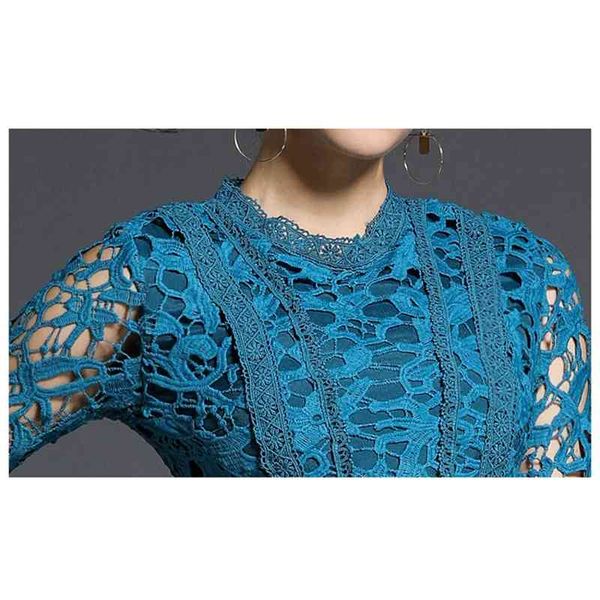 women blue water soluble lace spring ladies long flare sleeve hollow out asymmetric slim mermaid bodycon party, Black;gray
women blue water soluble lace spring ladies long flare sleeve hollow out asymmetric slim mermaid bodycon party, Black;gray