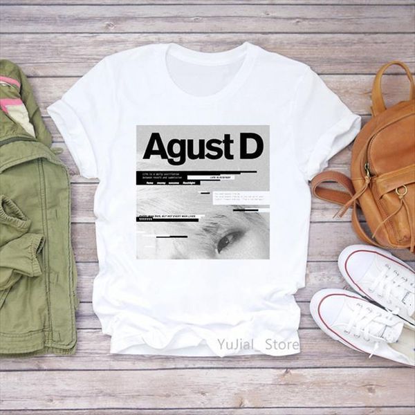 agust d tshirts korean womens t shirts style clothes funny femme 2 album hip hop cool female streetwear, White
agust d tshirts korean womens t shirts style clothes funny femme 2 album hip hop cool female streetwear, White
