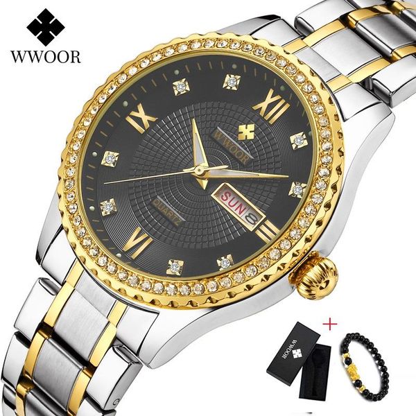 wristwatches wwoor week watch men luxury day date mens wristwatch waterproof stainless steel watches quartz diamond sport 2021, Slivery;brown
wristwatches wwoor week watch men luxury day date mens wristwatch waterproof stainless steel watches quartz diamond sport 2021, Slivery;brown