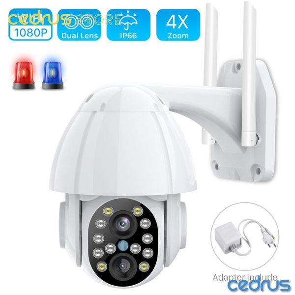 cameras hd 1080p dual-lens ptz wifi camera outdoor auto tracking cloud cctv home security ip 2mp 4x zoom audio speed dome
cameras hd 1080p dual-lens ptz wifi camera outdoor auto tracking cloud cctv home security ip 2mp 4x zoom audio speed dome
