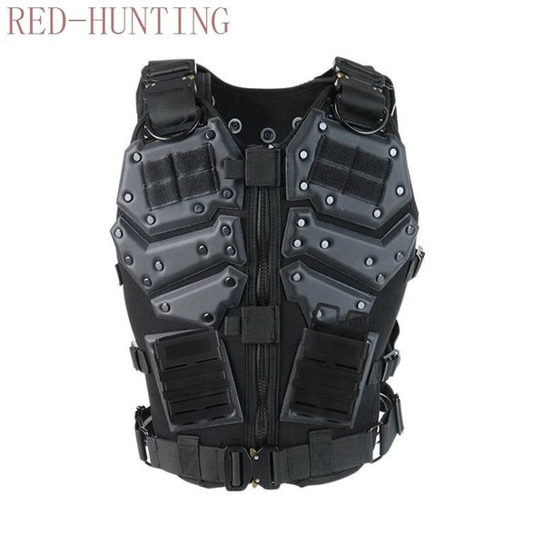 hunting jackets tactical vest outdoor military cs paintball protective waistcoat body armor with 5.56 magazine pouches, Camo;black
hunting jackets tactical vest outdoor military cs paintball protective waistcoat body armor with 5.56 magazine pouches, Camo;black