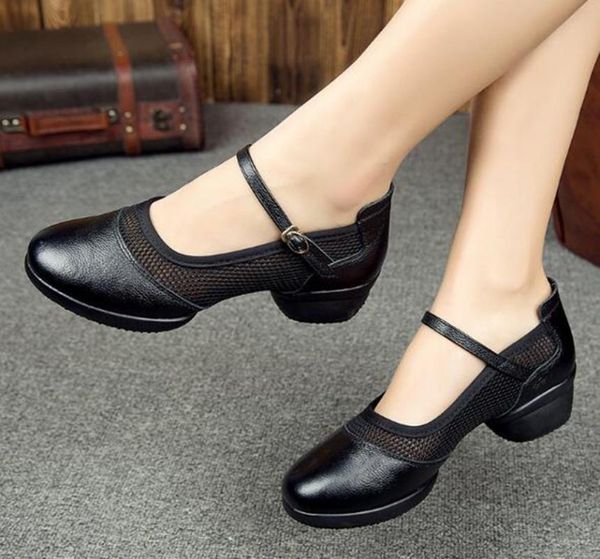 dress shoes leather soft bottom spring and autumn mesh gauze stitching breathable women's modern fashion buckle increased 4cm, Black
dress shoes leather soft bottom spring and autumn mesh gauze stitching breathable women's modern fashion buckle increased 4cm, Black