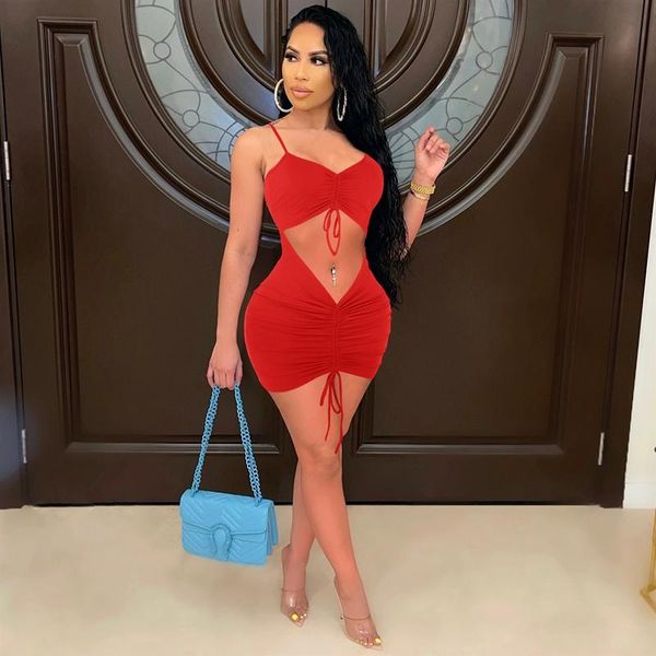 women's swimwear autumn sling style dress solid shirring bandage hollow party dresses for women night club outfits streetwear y2k whole, White;black
women's swimwear autumn sling style dress solid shirring bandage hollow party dresses for women night club outfits streetwear y2k whole, White;black