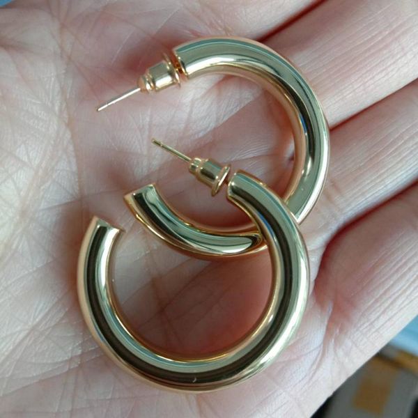 dangle & chandelier casual women earrings gold color plating thickness big hoop light weight feminist daily basic simple trendy decoration a, Silver
dangle & chandelier casual women earrings gold color plating thickness big hoop light weight feminist daily basic simple trendy decoration a, Silver