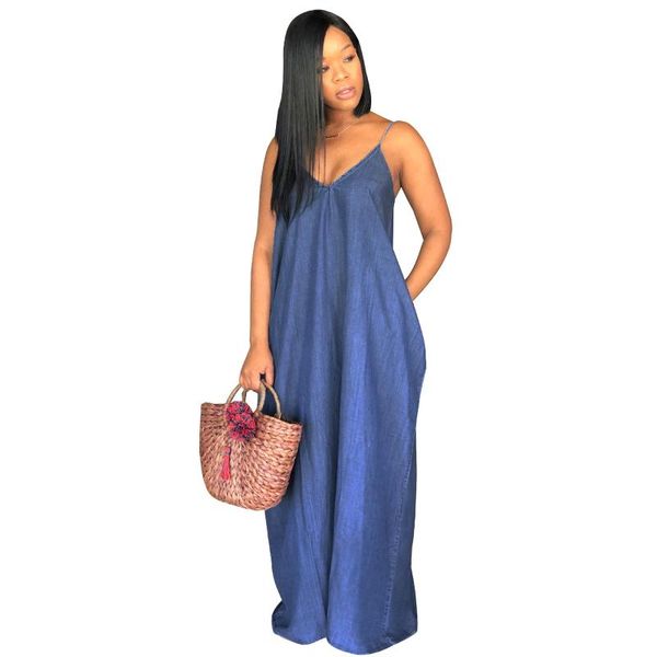 casual dresses suspenders denim dress ladies summer streetwear baggy solid color loose rompers cowboy plus size long 2021, Black;gray
casual dresses suspenders denim dress ladies summer streetwear baggy solid color loose rompers cowboy plus size long 2021, Black;gray