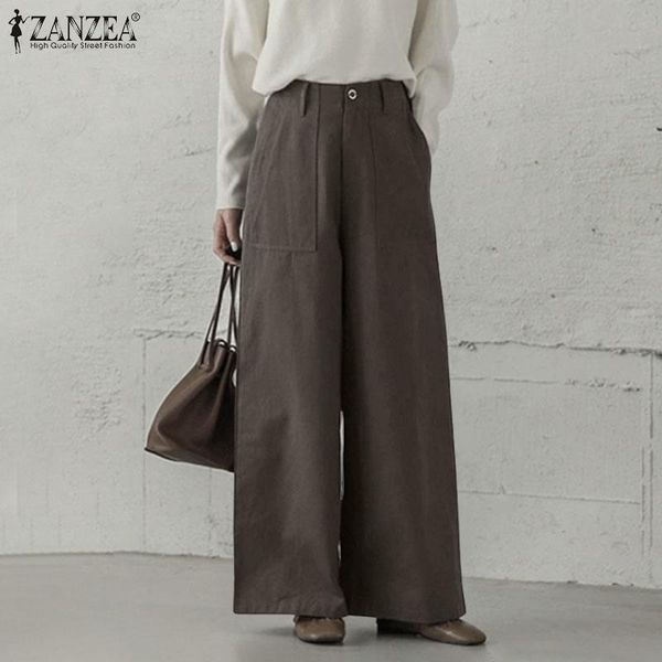 women's pants & capris 2022 vintage retro women middle waist all-match trouser office ladies wide leg pant casual solid bottom oversi, Black;white
women's pants & capris 2022 vintage retro women middle waist all-match trouser office ladies wide leg pant casual solid bottom oversi, Black;white