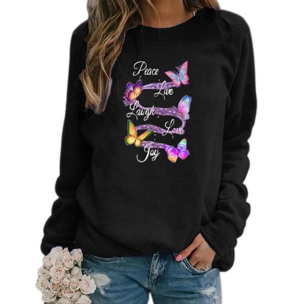 pullovers women long sleeve round neck fall green casual loose ladies butterfly sweatshirt 2021 autumn women's hoodies & sweatshirts, Black
pullovers women long sleeve round neck fall green casual loose ladies butterfly sweatshirt 2021 autumn women's hoodies & sweatshirts, Black