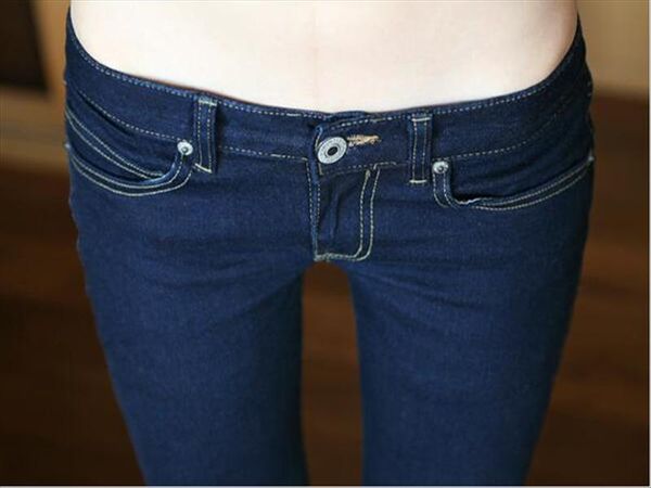 spring and autumn cotton women jeans office brand lades girls low waist stretch pencil pants clothes, Blue
spring and autumn cotton women jeans office brand lades girls low waist stretch pencil pants clothes, Blue