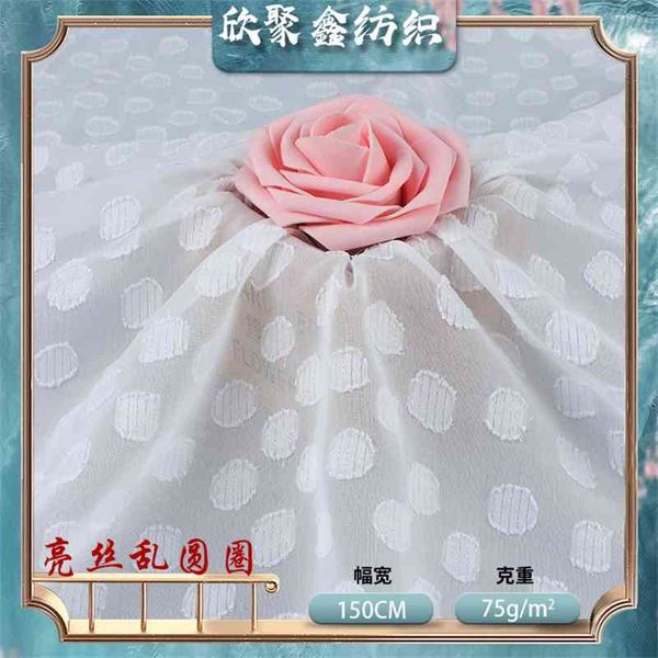 bright silk chiffon circle dot hanfu plain chiffon jacquard dress fabric, Black;white
bright silk chiffon circle dot hanfu plain chiffon jacquard dress fabric, Black;white