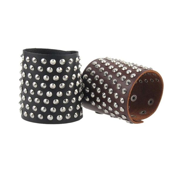 tennis european american punk style rivet metal bracelet leather personality out riding wrist band for men women gifts, Golden;silver
tennis european american punk style rivet metal bracelet leather personality out riding wrist band for men women gifts, Golden;silver
