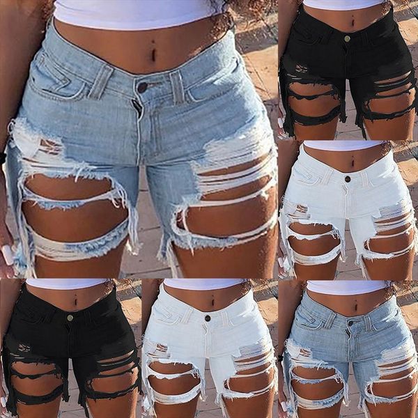 summer trendy ripped denim womens shorts fashion street hipster clothes plus size poled distressed casual fit jeans, White;black
summer trendy ripped denim womens shorts fashion street hipster clothes plus size poled distressed casual fit jeans, White;black