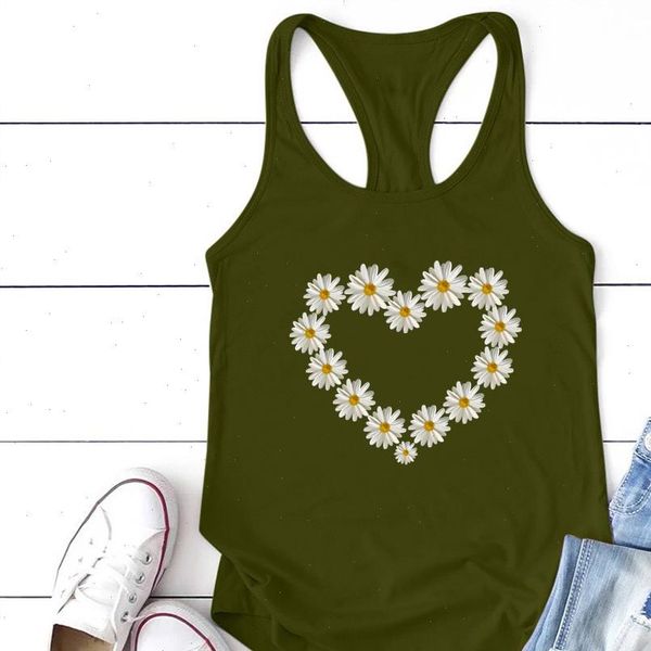 daisy heart print womens tank sleeveless vest teens natural round neck graphic ropa de mujer, White
daisy heart print womens tank sleeveless vest teens natural round neck graphic ropa de mujer, White