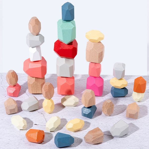 Childrens Wooden Colored Stone Jenga Building Block Educational Toy Creative Nordic Style Stacking Game Rainbow Toy Gift
Childrens Wooden Colored Stone Jenga Building Block Educational Toy Creative Nordic Style Stacking Game Rainbow Toy Gift