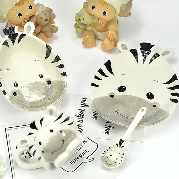 ceramic lovely zebra animal children's tableware set hand painted underglaze color easy to clean
ceramic lovely zebra animal children's tableware set hand painted underglaze color easy to clean