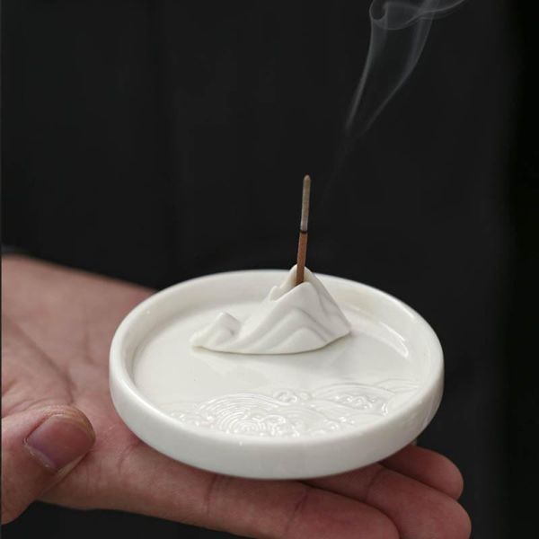 1pc japanese type incense burner insert decor tea ceremony decoration (white) fragrance lamps
1pc japanese type incense burner insert decor tea ceremony decoration (white) fragrance lamps