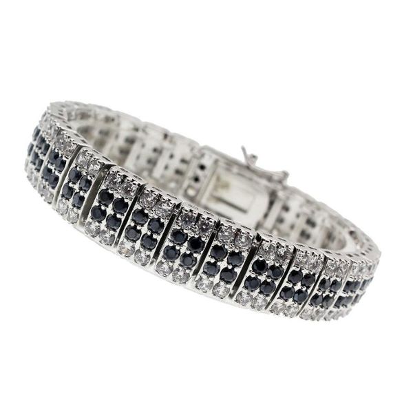 hermosa jewelry tennis bracelet silver color bracelets 7 inch qa13 link, chain, Black
hermosa jewelry tennis bracelet silver color bracelets 7 inch qa13 link, chain, Black
