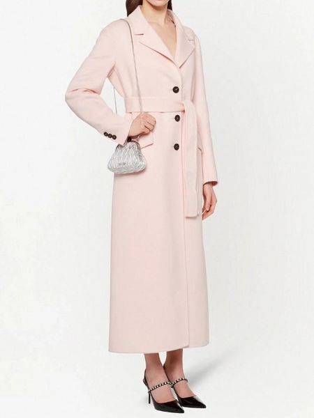 women's wool & blends x-long coat for women autumn winter simple single breasted light pink with sashes imitation cashmere straight ove, Black
women's wool & blends x-long coat for women autumn winter simple single breasted light pink with sashes imitation cashmere straight ove, Black
