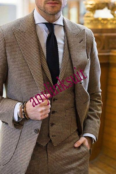 latest design one button houndstooth groom tuxedos peak lapel wedding/prom/dinner groomsmen men suits blazer (jacket+pants+vest+tie) w1323, Black;gray
latest design one button houndstooth groom tuxedos peak lapel wedding/prom/dinner groomsmen men suits blazer (jacket+pants+vest+tie) w1323, Black;gray