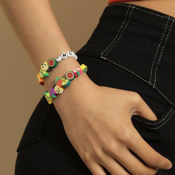 beaded, strands kpop cute candy color acrylic colorful beade bracelets for women girls fruit letter bangle set kid jewelry gift, Black
beaded, strands kpop cute candy color acrylic colorful beade bracelets for women girls fruit letter bangle set kid jewelry gift, Black