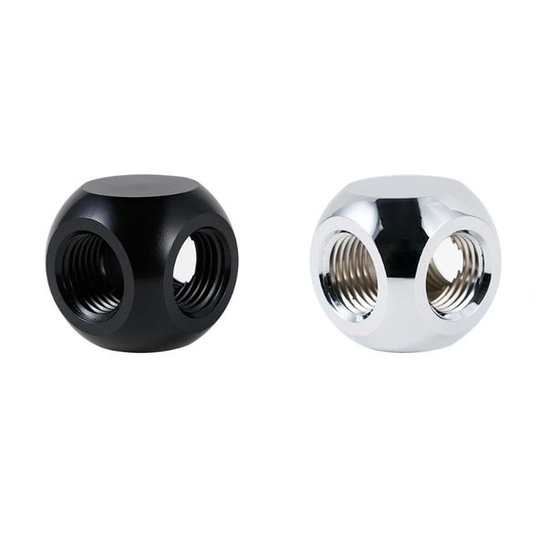 factory supply 3 way cubic adapter fittings,g1/4",computer case build liquid direction change water cooling ,brass,silver ,black fans &
factory supply 3 way cubic adapter fittings,g1/4",computer case build liquid direction change water cooling ,brass,silver ,black fans &