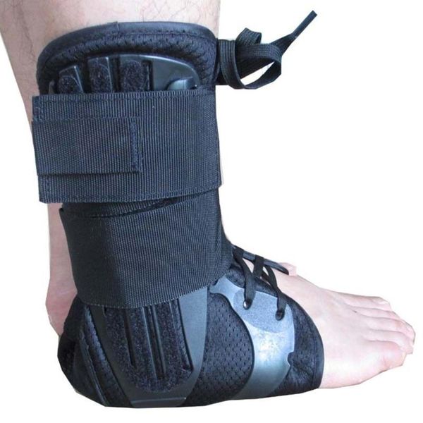 achilles tendon guard support lace up adjustable ankle brace safety pain running elastic sport pad stabilizer, Blue;black
achilles tendon guard support lace up adjustable ankle brace safety pain running elastic sport pad stabilizer, Blue;black
