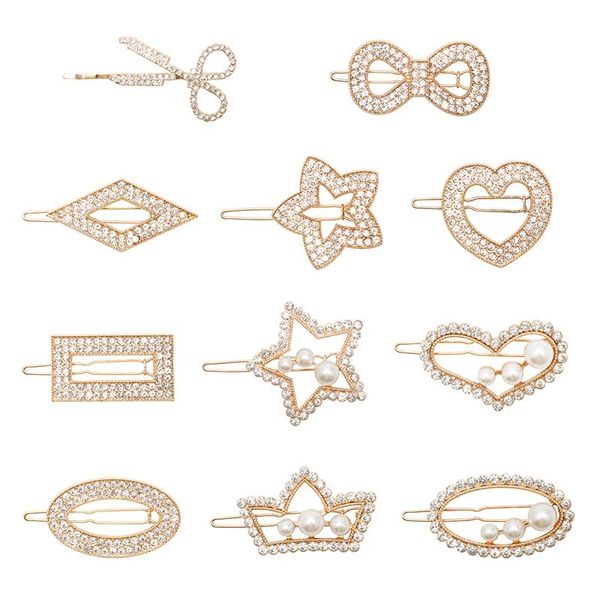 hair clips & barrettes fashion geometric heart star pearls pin for women handmade headwear girls sweet hairpins accessorie, Golden;silver
hair clips & barrettes fashion geometric heart star pearls pin for women handmade headwear girls sweet hairpins accessorie, Golden;silver