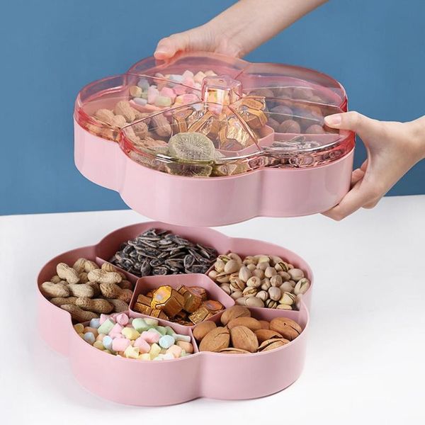 dishes & plates 1/2-tier plastic box flower shape storage with cover candy fruit nuts snack plate container
dishes & plates 1/2-tier plastic box flower shape storage with cover candy fruit nuts snack plate container