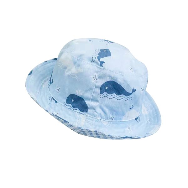 spring/summer children's fisherman hat cotton printed baby sun hat with double sided belt, Yellow
spring/summer children's fisherman hat cotton printed baby sun hat with double sided belt, Yellow