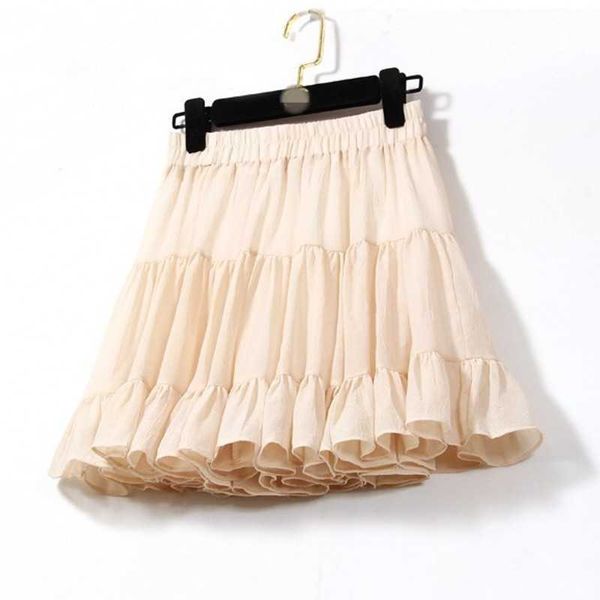 white black chiffon summer shorts skirt women fashion korean high waist tutu pleated mini sun school female 210601
white black chiffon summer shorts skirt women fashion korean high waist tutu pleated mini sun school female 210601