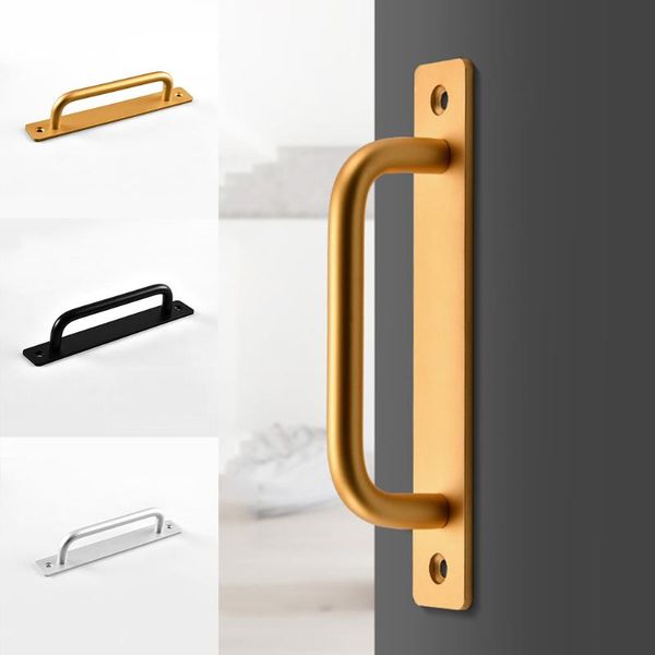 handles & pulls 1pc wooden door balcony sliding barn handle aluminum alloy punch-hand black/gold/silver anti-rust knobs levers
handles & pulls 1pc wooden door balcony sliding barn handle aluminum alloy punch-hand black/gold/silver anti-rust knobs levers