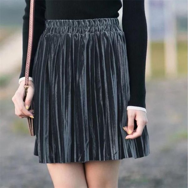 skirts velour women fashion gold velvet high waist a-line pleated slimming casual clothing 2021 autumn large si, Black
skirts velour women fashion gold velvet high waist a-line pleated slimming casual clothing 2021 autumn large si, Black