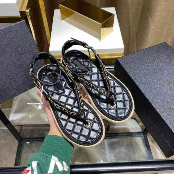 69% off store online 2021 new small fragrant clip toe flat sandals net red fashion trend knitting metal buckle roman women's shoes, Black
69% off store online 2021 new small fragrant clip toe flat sandals net red fashion trend knitting metal buckle roman women's shoes, Black