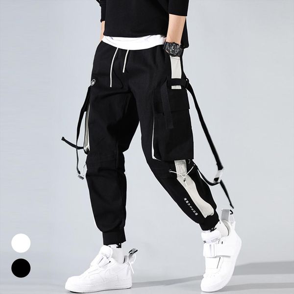 hip hop drawstring multi women pant pockets straps ankle tied long cargo pants trousers, Black
hip hop drawstring multi women pant pockets straps ankle tied long cargo pants trousers, Black