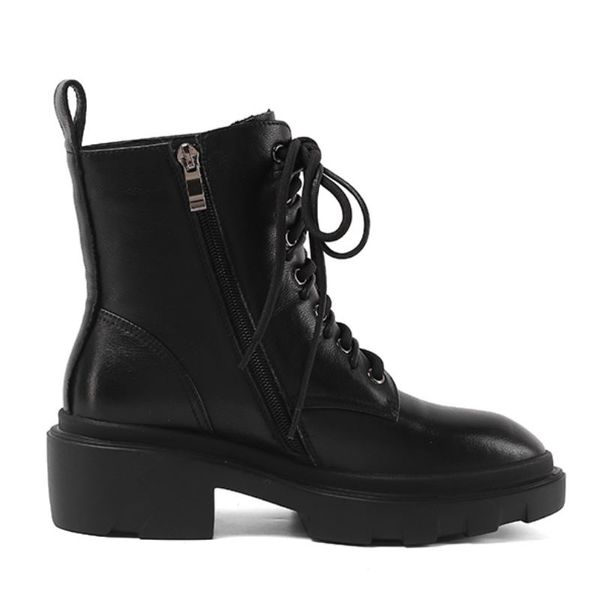 2022 Real Leather Ankle Boots Round Toe Square Heel Zipper Cross Strap Cool Winter Fashion Ridding Boots Size 34-39, Black
2022 Real Leather Ankle Boots Round Toe Square Heel Zipper Cross Strap Cool Winter Fashion Ridding Boots Size 34-39, Black