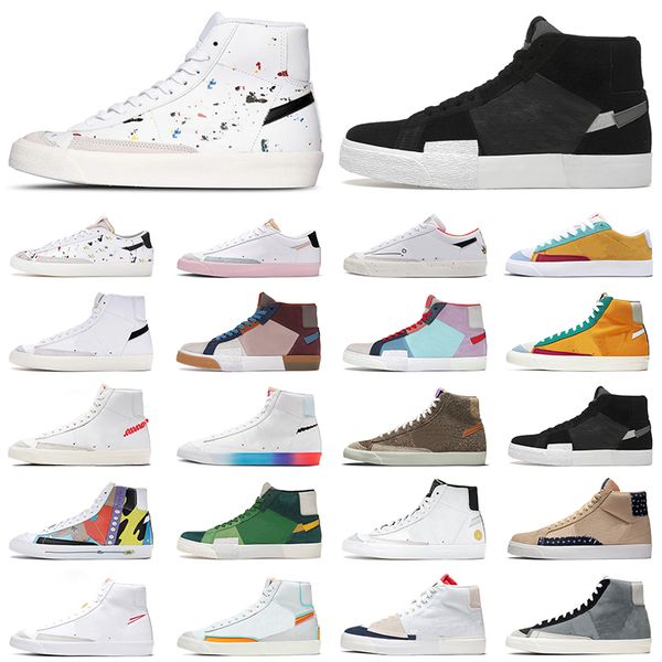blazer mid 77 vintage designer shoes high low men women casual sneakers have a good game mosaic raygun city pride fashion sports mens traine, Black
blazer mid 77 vintage designer shoes high low men women casual sneakers have a good game mosaic raygun city pride fashion sports mens traine, Black