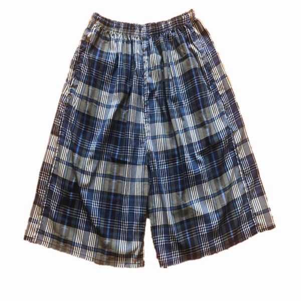 underpants the high-quality goods men's beach pants 5% casual loose sports cotton plaid underpants 35 color mix, Black;white 
underpants the high-quality goods men's beach pants 5% casual loose sports cotton plaid underpants 35 color mix, Black;white