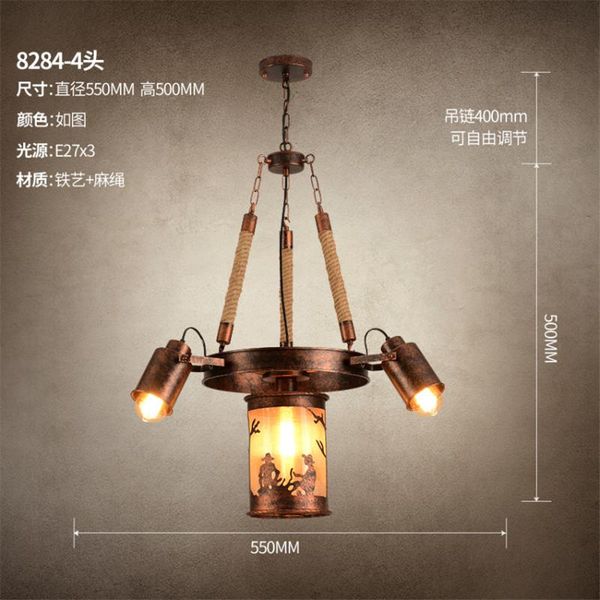 chandeliers american industrial style wrought iron restaurant bar retro lighting cafe interior creative design rope lamps
chandeliers american industrial style wrought iron restaurant bar retro lighting cafe interior creative design rope lamps