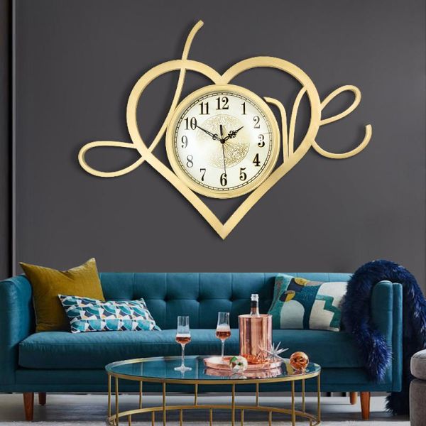 living room wall clock copper heart-shaped love restaurant creative mute simple bedroom wedding decoration clocks
living room wall clock copper heart-shaped love restaurant creative mute simple bedroom wedding decoration clocks