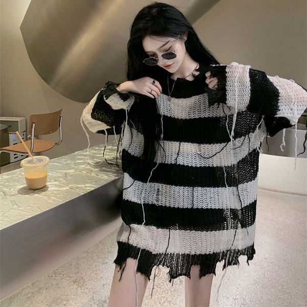 women's sweaters female jersey spring and autumn releases feminine mesh pullover girl stripper japanese hole a23 88z3, White;black
women's sweaters female jersey spring and autumn releases feminine mesh pullover girl stripper japanese hole a23 88z3, White;black