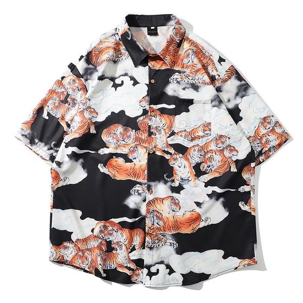 men's casual shirts summer shirt men ethnic printed stand collar cotton linen stripe short sleeve loose holiday henley floral, White;black
men's casual shirts summer shirt men ethnic printed stand collar cotton linen stripe short sleeve loose holiday henley floral, White;black