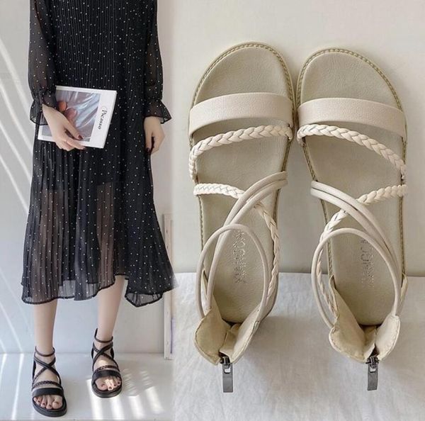 sandals fashion women low heel lace up sandal back strap summer shoes gladiator casual narrow zapatos mujer shoe, Black
sandals fashion women low heel lace up sandal back strap summer shoes gladiator casual narrow zapatos mujer shoe, Black