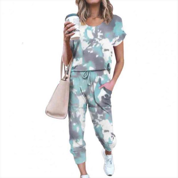 tracksuit tie dye loose sports suit women short sleeve t-shirt drawstring pants outfit for spring summer loose sportswear outfit, White
tracksuit tie dye loose sports suit women short sleeve t-shirt drawstring pants outfit for spring summer loose sportswear outfit, White