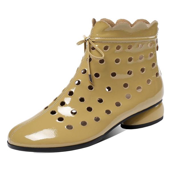 boots ankle zipper footwear bowties decoration fashion ladies high neck rouned toe genuine leather summer shoes, Black
boots ankle zipper footwear bowties decoration fashion ladies high neck rouned toe genuine leather summer shoes, Black