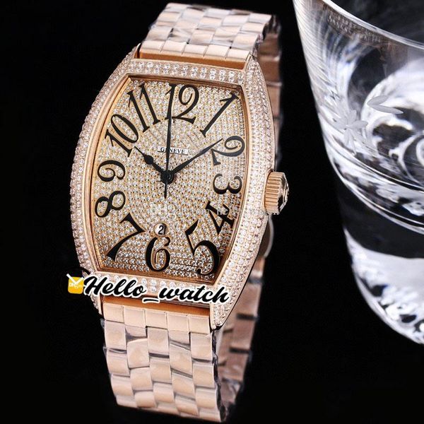 twf v2 casablanca 8880 paved daimonds dial a21j automatic mens watch 18k rose gold stainless steel bracelet super edition bling jewelry watc, Slivery;brown
twf v2 casablanca 8880 paved daimonds dial a21j automatic mens watch 18k rose gold stainless steel bracelet super edition bling jewelry watc, Slivery;brown