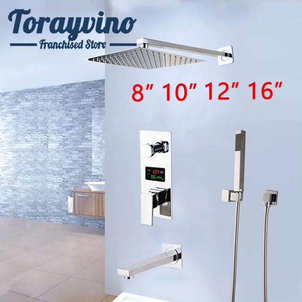 upscale shower bathroom set kit lavabo luxo wall mounted systems rain chrome digital display water mixer faucets sets
upscale shower bathroom set kit lavabo luxo wall mounted systems rain chrome digital display water mixer faucets sets