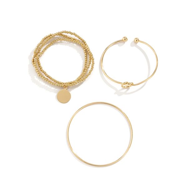 yamog smooth circle ring beaded strands bangle women metal cross knot gold bracelets european business style round hand ornaments accessorie, Black
yamog smooth circle ring beaded strands bangle women metal cross knot gold bracelets european business style round hand ornaments accessorie, Black